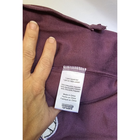 Kids Super Sports Fanatics NBA Mens Embroidery Logos/Patches Purple Jacket NWT - Picture 14 of 14